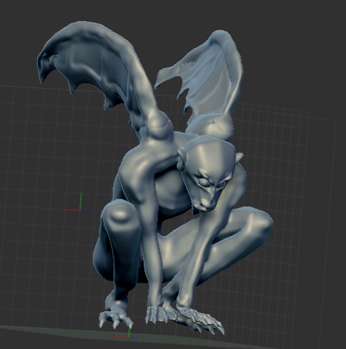 diseño gargola | Curso ZBrush (Online)